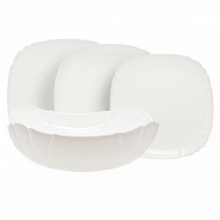 Столовый сервиз Luminarc Lotusia White V1097, 19 предметов, на 6 персон | Зображення 8