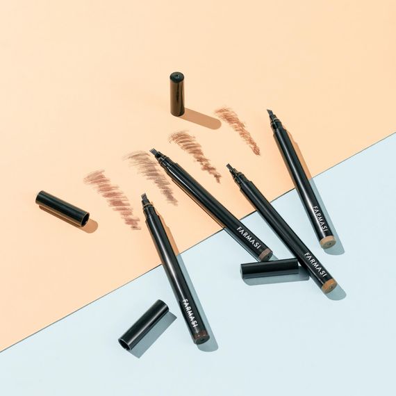 Маркер для брів Farmasi з ефектом мікроблейдингу Light Brown 1,3 мл | Зображення 6