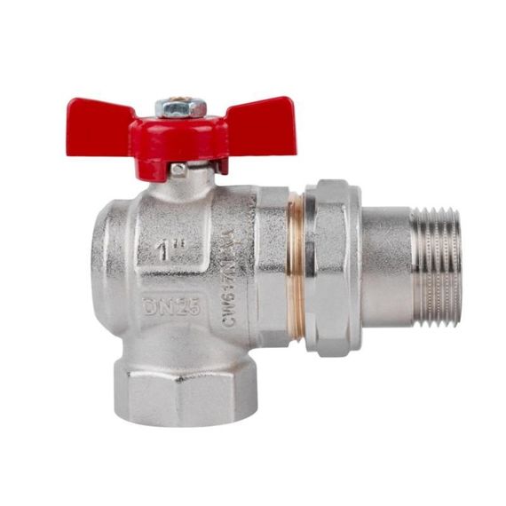 Кран кульовий Icma FAR. ROSSA 1" кутовий №361 | Зображення 2