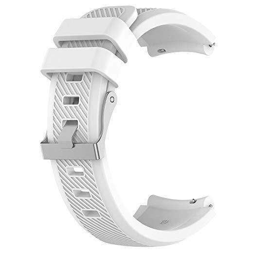 Силиконовый ремешок Primo для часов Xiaomi Huami Amazfit SportWatch 2 / Amazfit Stratos - White | Зображення 1
