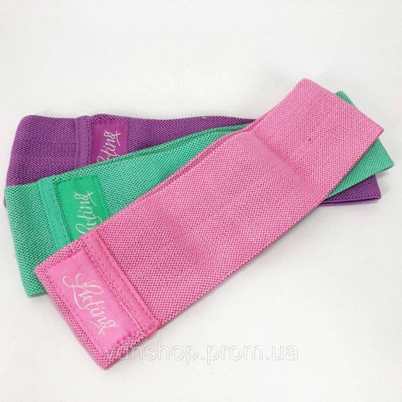 Еспандер гумовий вправи LT-003 3 шт, Спортивні гумки еспандер, Фітнес гумка а для стретчинга FN-46 | Зображення 2