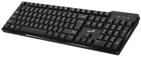 Клавіатура Genius KB-7100X USB, Black, UKR