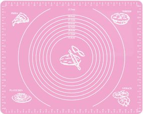 Силіконовий килимок для випічки Benson BN-022 (64*45 см) килимок кондитерський Бенсон, килимок для тесту Бенсон