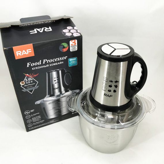 Хороший електричний блендер RAF, Блендер кухонний занурювальний з чашею Кухонний для овочів EB-35 | Зображення 1