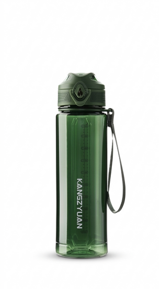 Бутылка KANGZYUAN 700 мл - Зеленая Tritan BPA-free, ударопрочная, спортивная с эргономичной крышкой | Зображення 8