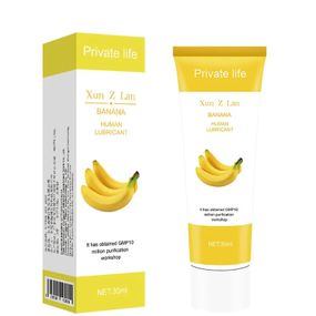 Інтимний гель (лубрикант) зі смаком банана 30 ml
