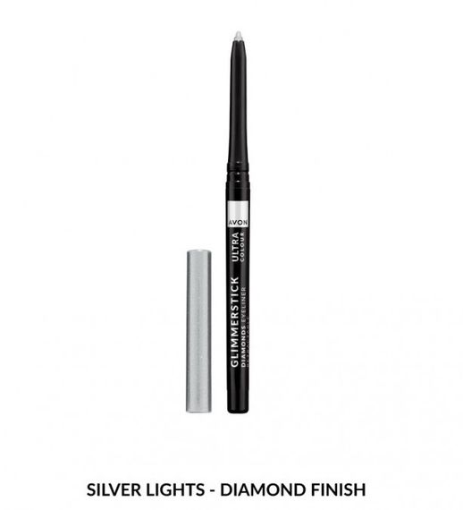 Мерехтливий олівець для очей Avon - Сяйво срібла/Silver Lights 0.35