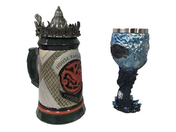 Подарунковий набір Гуртка Game Of Thrones House Targaryen Fire And Blood Гра Престолів і Келих | Зображення 2