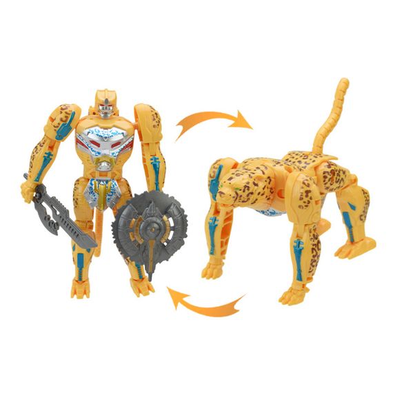 Дитячий робот-трансформер Justice Cheetah 168-85(Yellow) робот-гепард | Зображення 1