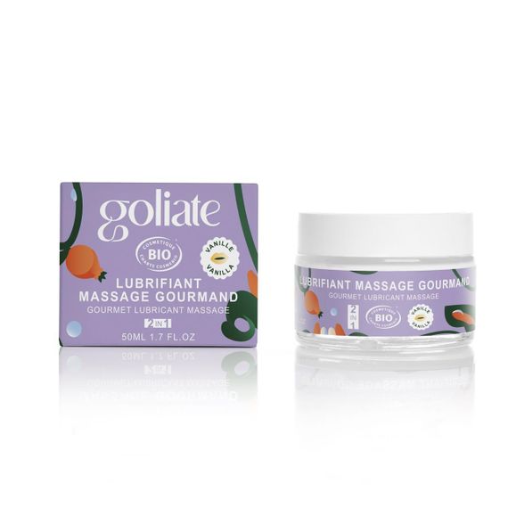 Масажна олія-лубрикант з ароматом та смаком ванілі Goliate Couple Gourmand Vanille 50 мл Sex Aura