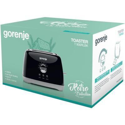 Тостер Gorenje T-900-RLBK 800 Вт черный | Зображення 1