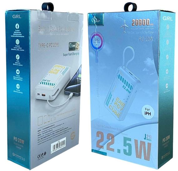 Power Bank JOKO J29 20000mAh 22.5W (47218-J29_791) | Зображення 3