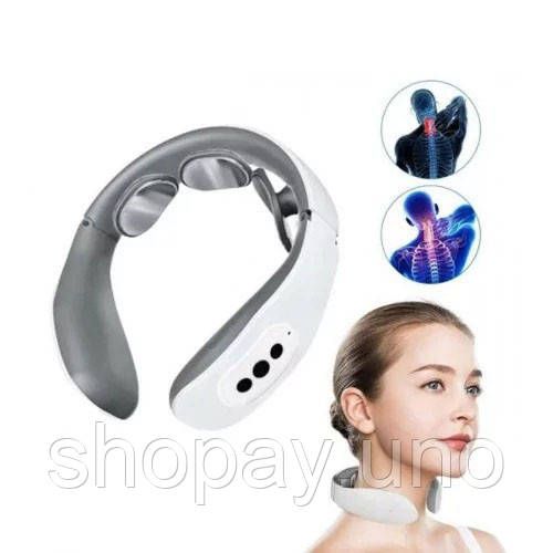 Массажная подушка для шеи дома Smart Neck Massager HX-1680, Подушки подголовники с массажной функцией VO-33 | Зображення 2