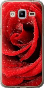 Чехол на Samsung Galaxy J2 (2016) J210 Красная роза "529u-270-17620"