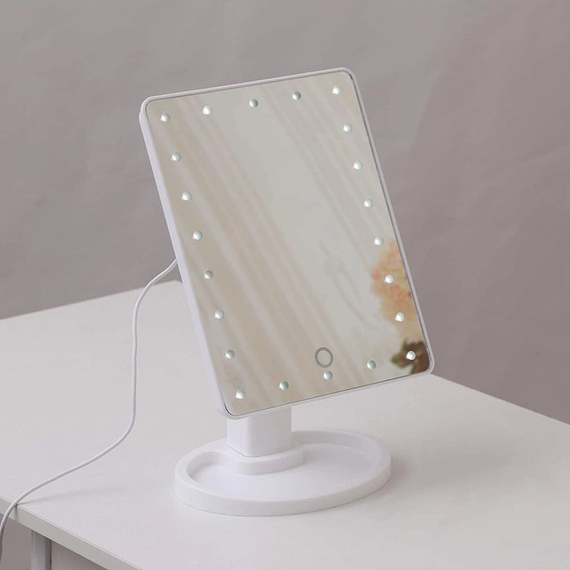 Белый Зеркало с LED подсветкой для макияжа Magic MakeUp Mirror | Зображення 1