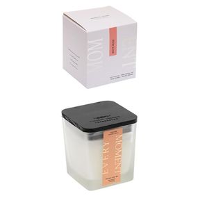 Ароматическая свеча "Love home" AXW2027-2(White Musk) в стеклянном стакане с крышечкой