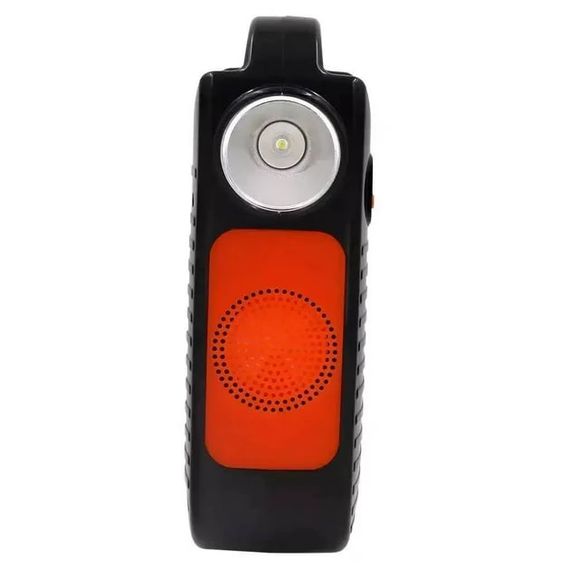 Ліхтар на сонячній батареї PowerBank EP-391BT - радіо-bluetooth 9V 3W + 3 лампочки XPRO Чорний (MER-15356_1162) | Зображення 4