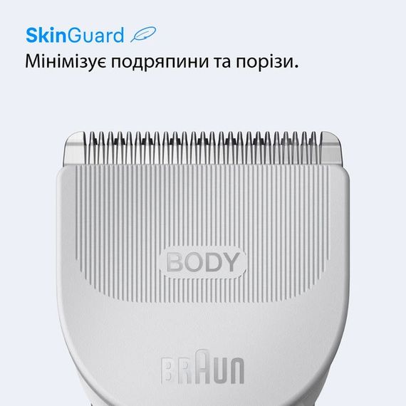 Тример універсальний Braun Body Groomer Series 3 BG3500 4 Вт білий | Зображення 2