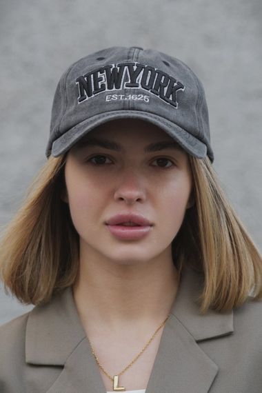 Кепка бейсболка Without New York Gray | Зображення 4