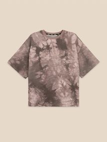 Футболка оверсайз тайдай жіноча LAWA K-WTC02388 XL Коричневий shop (2000999638343)