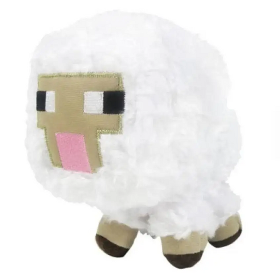 М'яка біла плюшева Вівця з Minecraft 14 см, м'яка іграшка овечка Minecraft | Зображення 3