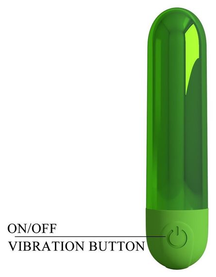 Віброкулька Pretty Love Kiwi зелена, 8 х 1.8 см | Зображення 4