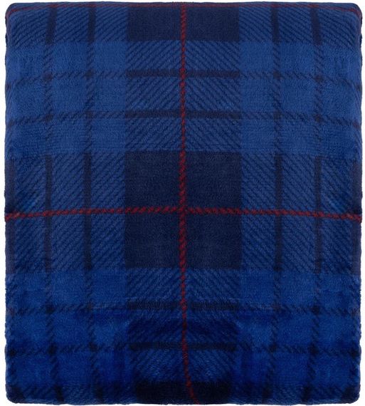 Плед Ardesto Flannel Клітка синя ART0134PB 160х200 см | Зображення 1