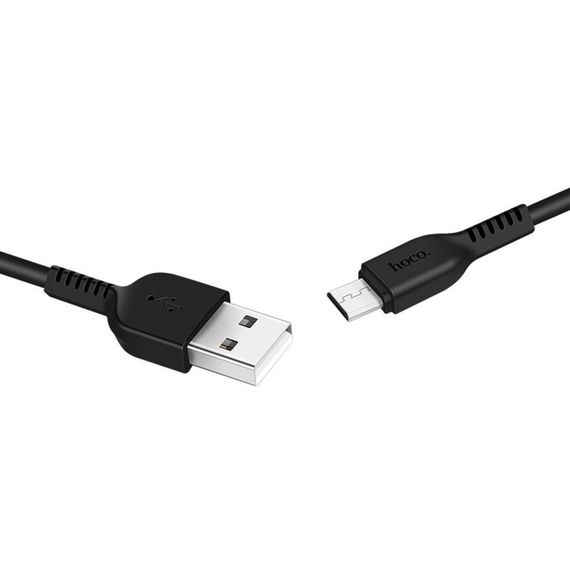 Дата кабель Hoco X20 Flash Micro USB Cable (3m) Чорний | Зображення 1