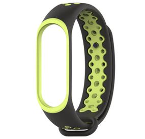 Силиконовый ремешок Primo Perfor Sport для фитнес-браслета Xiaomi Mi Band 4 - Black&Green
