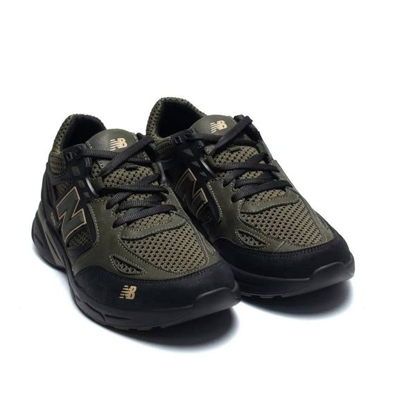 Літні кросівки  сітка New Balance олива | Зображення 1