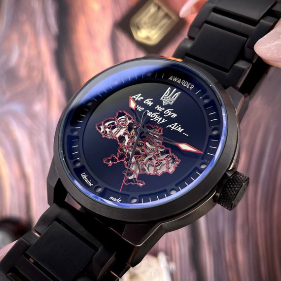 Класичний чоловічий годинник Awarder 058 Де би не був All Black Steel, водонепроникний, японський механізм | Зображення 6