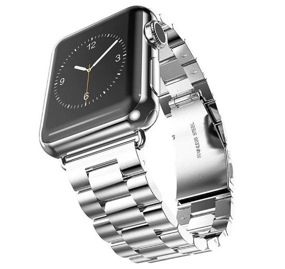Металевий ремінець Primo Steel годинника Apple Watch 38mm / 40mm / 41mm - Silver | Зображення 2