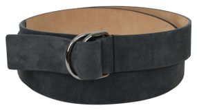 Жіночий ремінь із нубуку Tod's, Італія,  темно-сірий