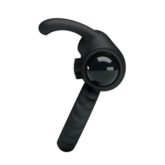 Эрекционное кольцо - Pretty Love Eudora Penis Ring Black sexstyle | Зображення 5