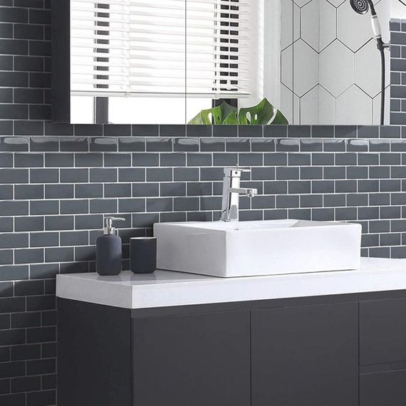 Самоклеюча поліуретанова плитка сіра цегла 305х305х1мм SW-00001153 | Зображення 7