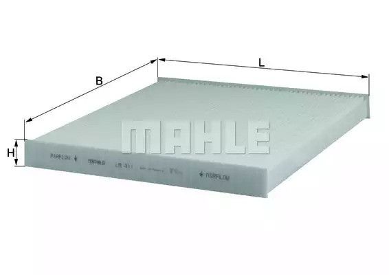 Фільтр салону Ducato/Boxer 06-, MAHLE/KNECHT (LA411) | Зображення 2