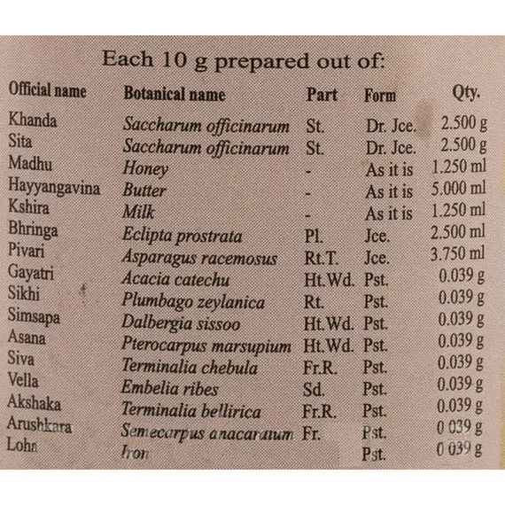 Смесь экстрактов Kottakkal Narasimha Rasayanam 200 g /20 servings/ | Зображення 1