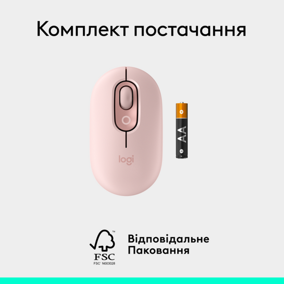 Миша Logitech POP with emoji Rose (L910-007413) | Зображення 9