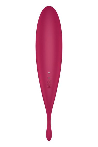 Вакуумний вібратор Satisfyer Twirling Pro+, Червоний | Зображення 4