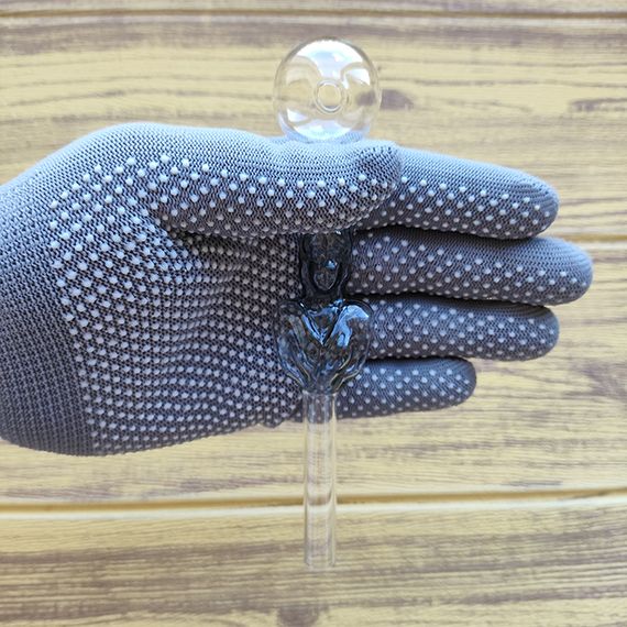 Стеклянная трубка Lady Oil Black | Зображення 2