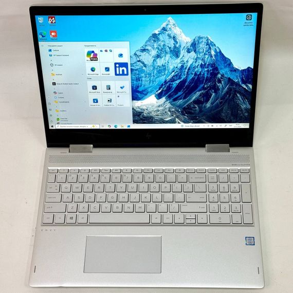 Ноутбук-трансформер Б-клаcс HP Envy x360 15m-bp012dx / 15.6" (1920x1080) IPS Touch / Intel Core i5-7200U (2 (4) ядер по 2.5 - 3.1 GHz) / 12 GB DDR4 / 256 GB SSD + 320 GB HDD / Intel HD Graphics 620 / WebCam / Windows 10 Pro б/у | Зображення 4