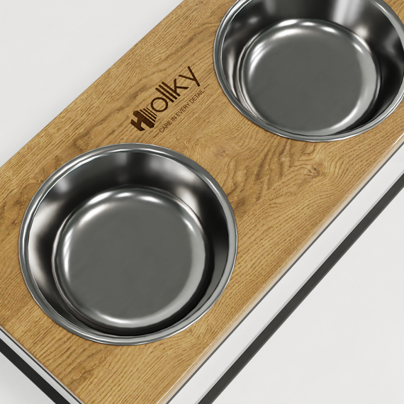 Миски на подставке для больших собак Hollky Base XL20 (2 × 1,8 л) BXL20-522620-GRNT | Зображення 9