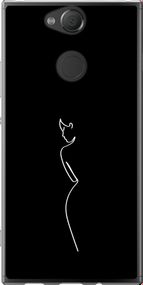 Чехол на Sony Xperia XA2 H4113 Силуэт1 "4590u-1357-17620"