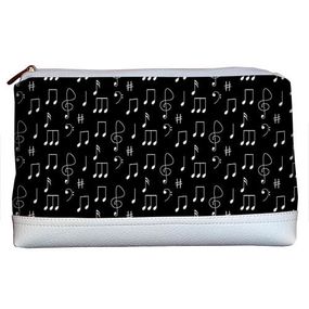 Косметичка дорожня жіноча Lovely Ноты 26x15x8 см