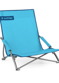 Розкладне крісло-лежак Outtec з чохлом бірюза