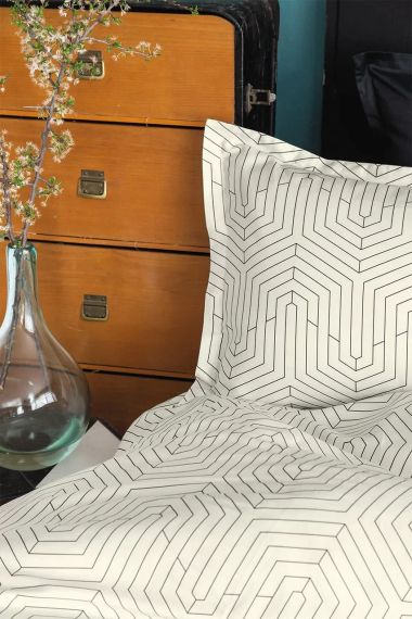 Комплект постільної білизни Issimo Coton Satin 200х220 см Strada White | Зображення 2