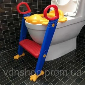 Дитяче сидіння на унітаз із приставними сходами Froggie