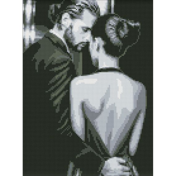 Алмазная мозаика "Рядом с любимой" AMO8175, 30x40 см
