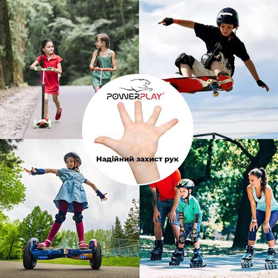 Велорукавички PowerPlay 001 Фламінго Блакитні 2XS | Зображення 8