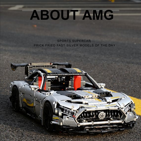 Конструктор Mould King 13126 Мерседес AMG GT 1:8 QuickSilver | Зображення 3